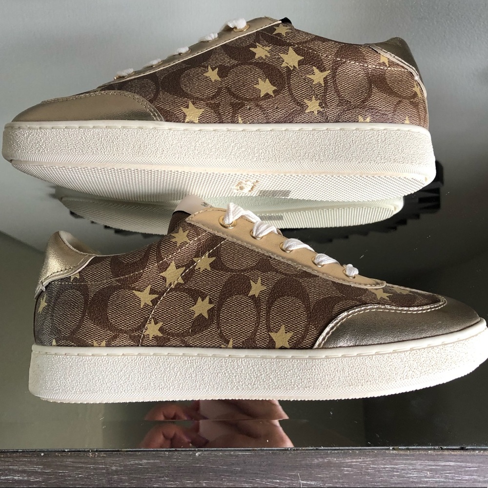 COACH SIGNATURE STAR SNEAKERS SIZE 7B - Picture 6 of 8